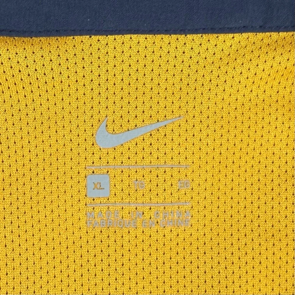 Nike Dri-Fit Men's XL West Virginia On Field Blue Full Zip Liner Jacket - Picture 6 of 8
